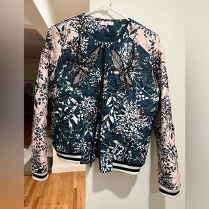 Parker padded bomber jacket